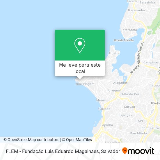 FLEM - Fundação Luis Eduardo Magalhaes mapa