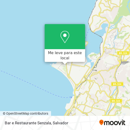 Bar e Restaurante Senzala mapa