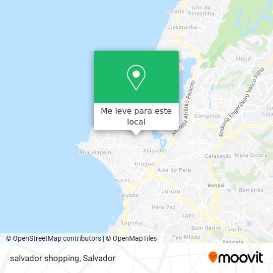 salvador shopping mapa