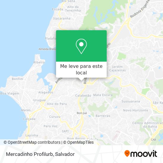 Mercadinho Profilurb mapa