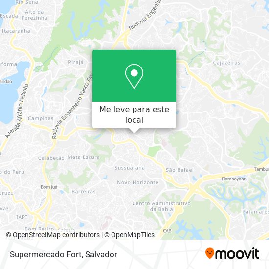 Supermercado Fort mapa