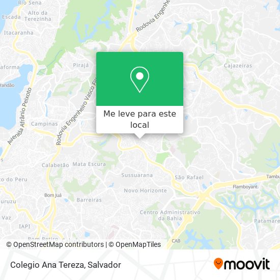 Colegio Ana Tereza mapa
