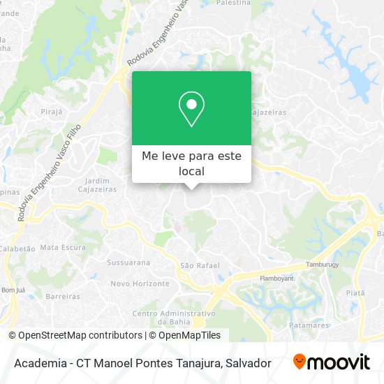 Academia - CT Manoel Pontes Tanajura mapa