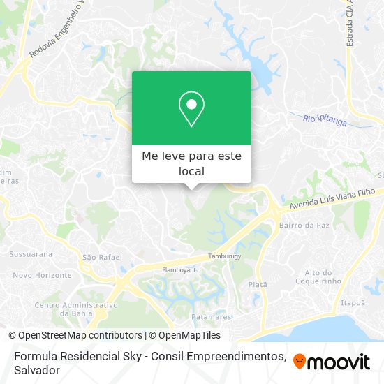 Formula Residencial Sky - Consil Empreendimentos mapa