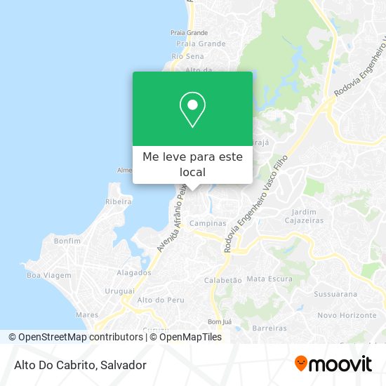 Alto Do Cabrito mapa