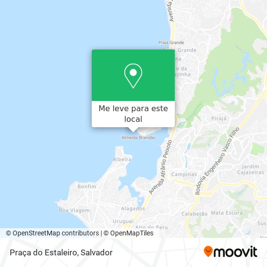 Praça do Estaleiro mapa