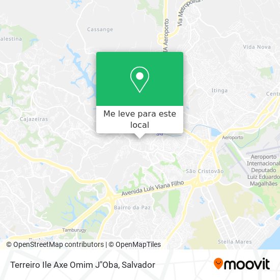 Terreiro Ile Axe Omim J"Oba mapa