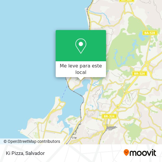 Ki Pizza mapa