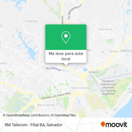 RM Telecom - Filial BA mapa