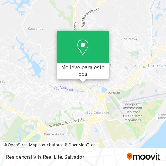 Residencial Vila Real Life mapa