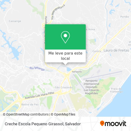 Creche Escola Pequeno Girassol mapa