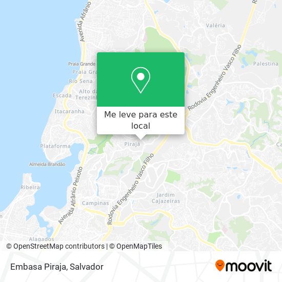 Embasa Piraja mapa