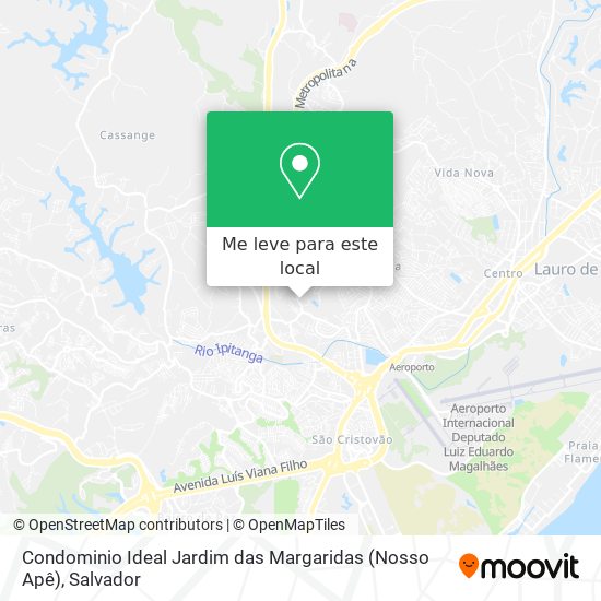 Condominio Ideal Jardim das Margaridas (Nosso Apê) mapa