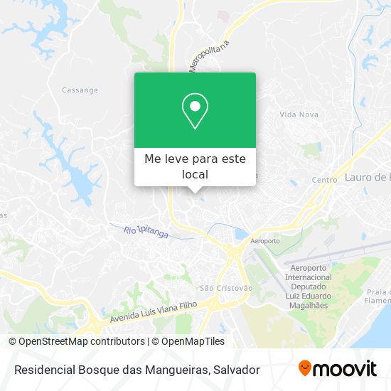 Residencial Bosque das Mangueiras mapa