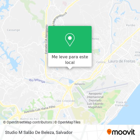 Studio M Salão De Beleza mapa