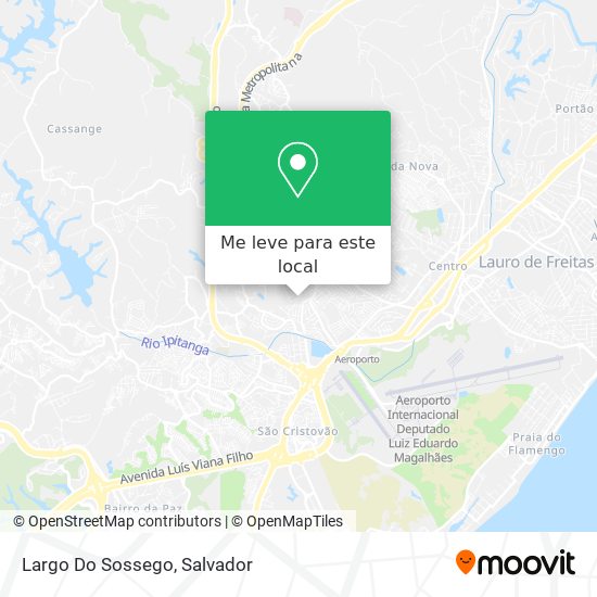 Largo Do Sossego mapa