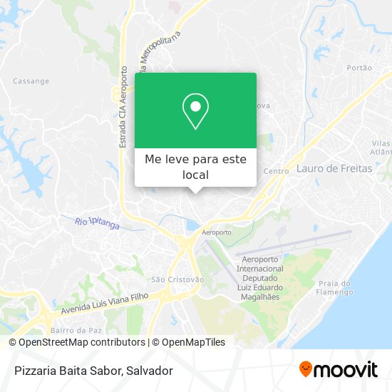 Pizzaria Baita Sabor mapa