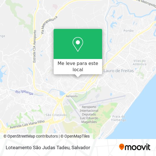 Loteamento São Judas Tadeu mapa