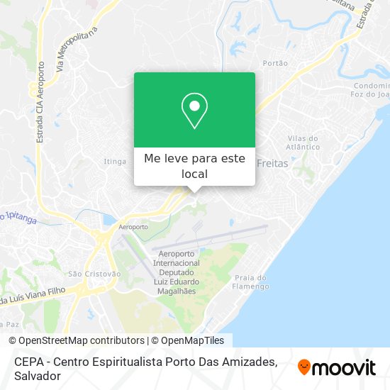 CEPA - Centro Espiritualista Porto Das Amizades mapa