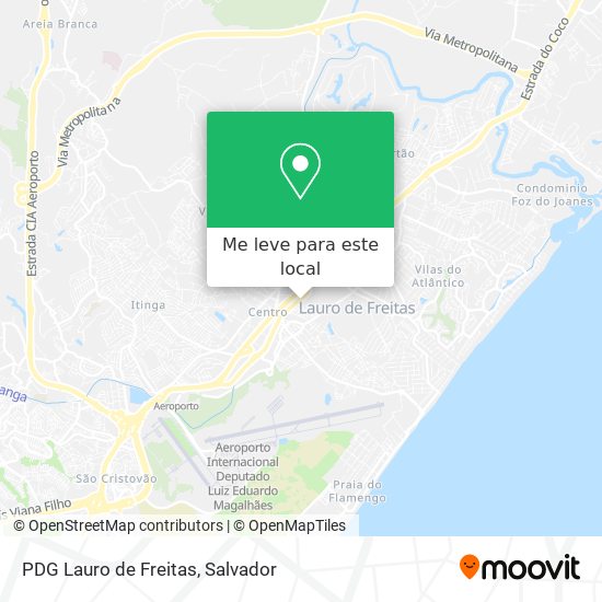 PDG Lauro de Freitas mapa