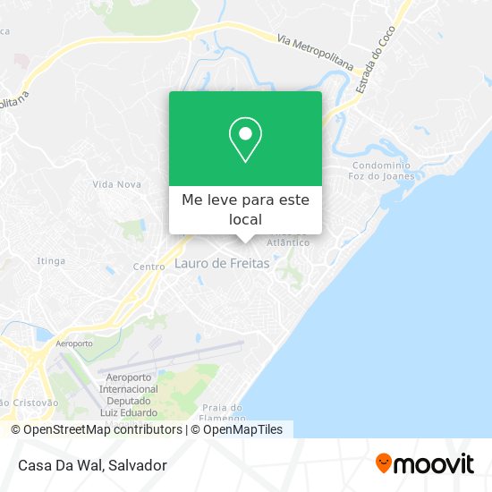 Casa Da Wal mapa