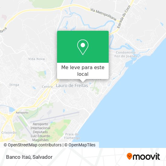 Banco Itaú mapa