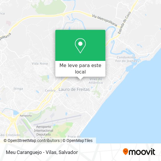 Meu Caranguejo - Vilas mapa