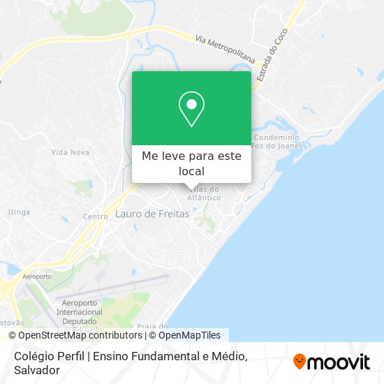 Colégio Perfil | Ensino Fundamental e Médio mapa