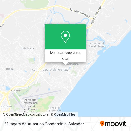 Miragem do Atlantico Condominio mapa