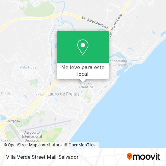 Villa Verde Street Mall mapa