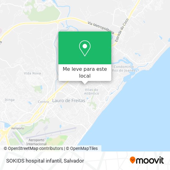 SOKIDS hospital infantil mapa