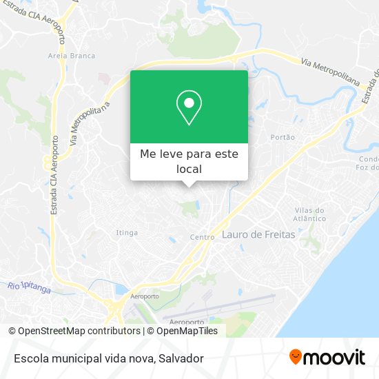 Escola municipal vida nova mapa