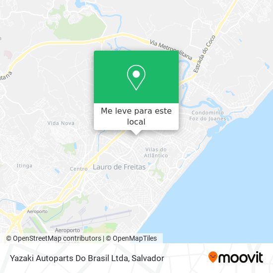 Yazaki Autoparts Do Brasil Ltda mapa