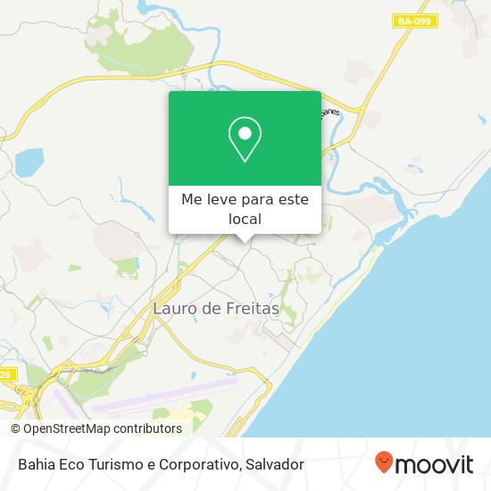 Bahia Eco Turismo e Corporativo mapa