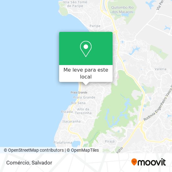 Comércio mapa