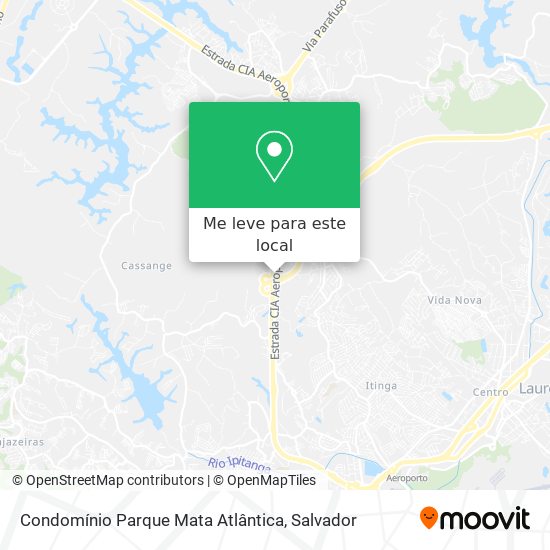 Condomínio Parque Mata Atlântica mapa
