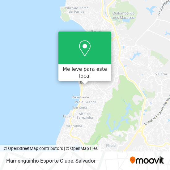 Flamenguinho Esporte Clube mapa
