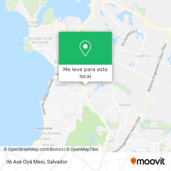 Ilê Axé Oyá Mesi mapa