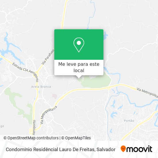 Condomínio Residêncial Lauro De Freitas mapa
