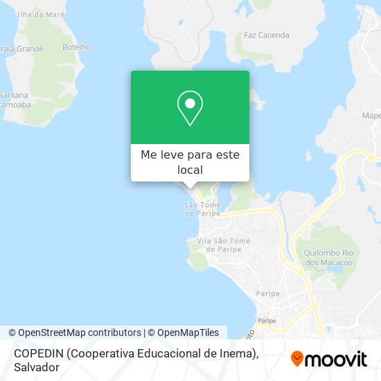 COPEDIN (Cooperativa Educacional de Inema) mapa