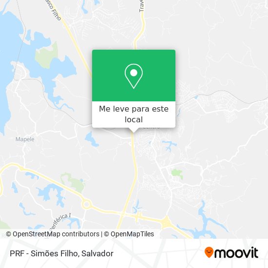PRF - Simões Filho mapa