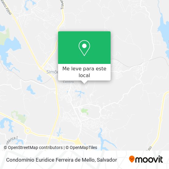 Condomínio Euridice Ferreira de Mello mapa