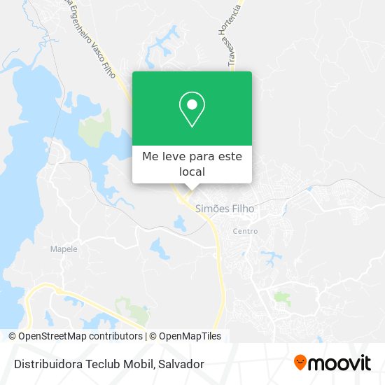 Distribuidora Teclub Mobil mapa