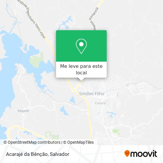 Acarajé da Bênção mapa