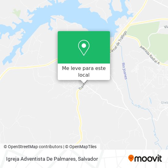 Igreja Adventista De Palmares mapa