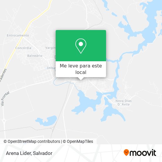 Arena Lider mapa