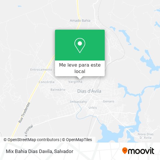 Mix Bahia Dias Davila mapa