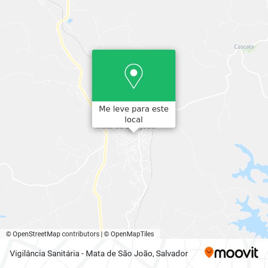 Vigilância Sanitária - Mata de São João mapa