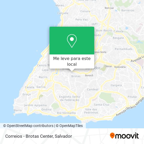 Correios - Brotas Center mapa