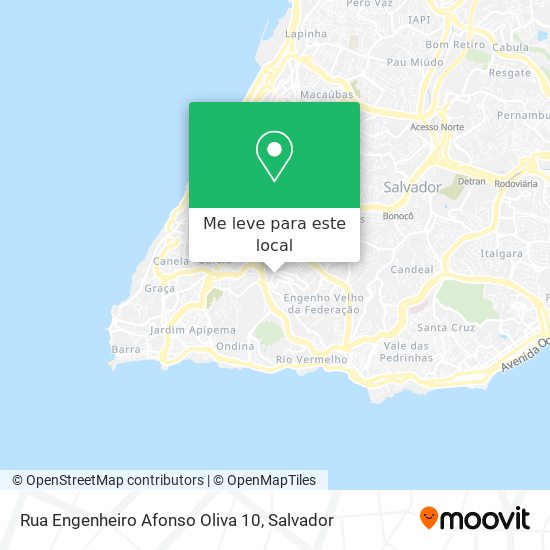 Rua Engenheiro Afonso Oliva 10 mapa